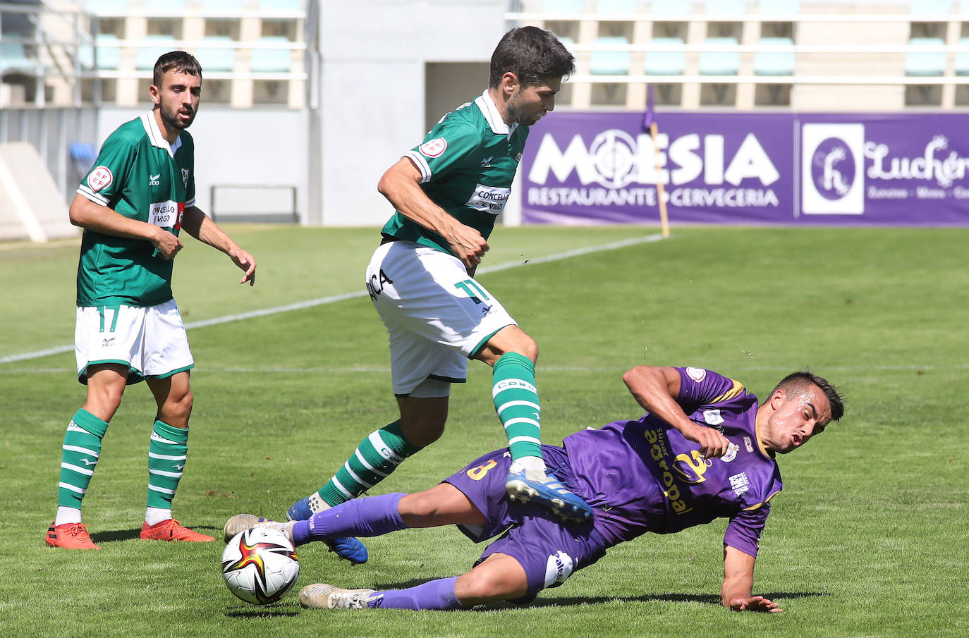 Los jugadores de Rubén Gala consiguen la primera victoria en La Balastera