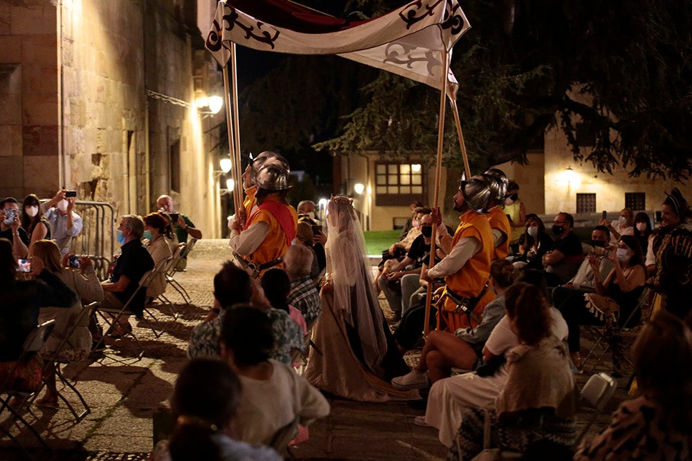 Representación de la boda de Felipe II en el Patio Chico