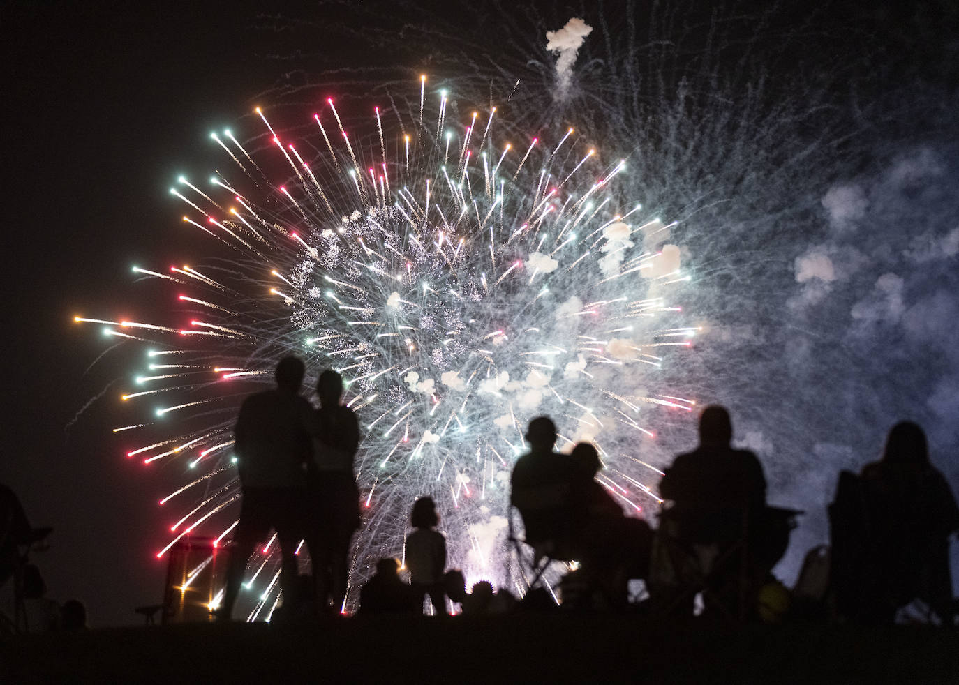 Fotos: Fuegos artificiales en el lunes de Fiestas de Valladolid