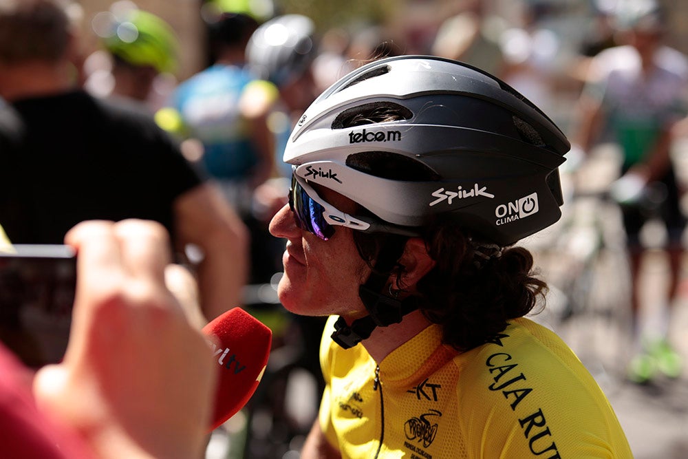 Etapa y maillot amarillo para Vinicius en la última etapa de la Vuelta a Salamanca