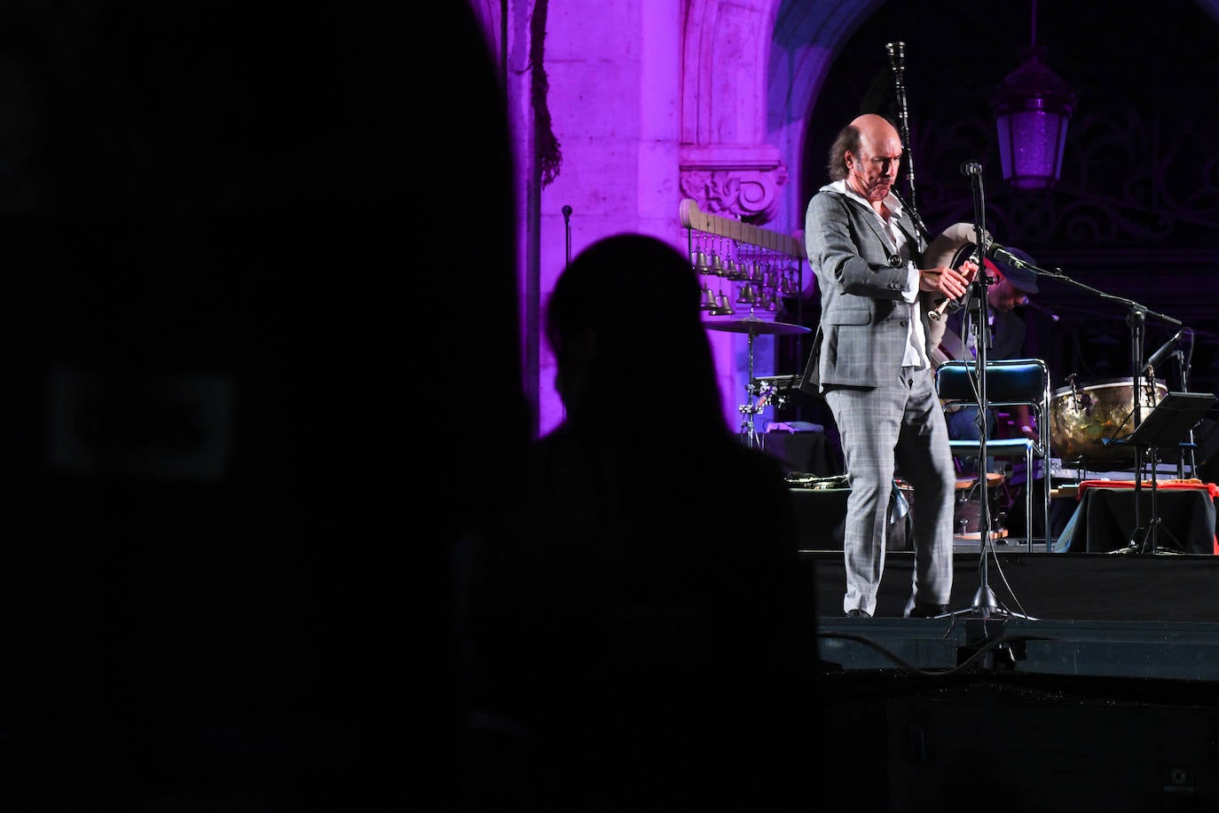 Fotos: Concierto de Carlos Núñez en la Plaza Mayor de Valladolid