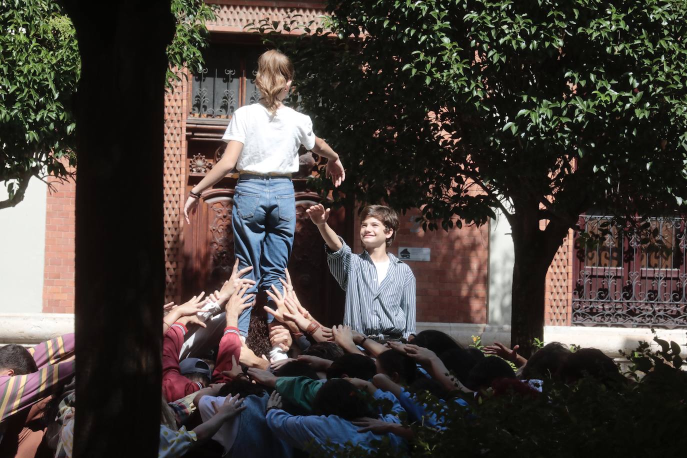 Momentos del rodaje del musica 'Voy a pasármelo bien'