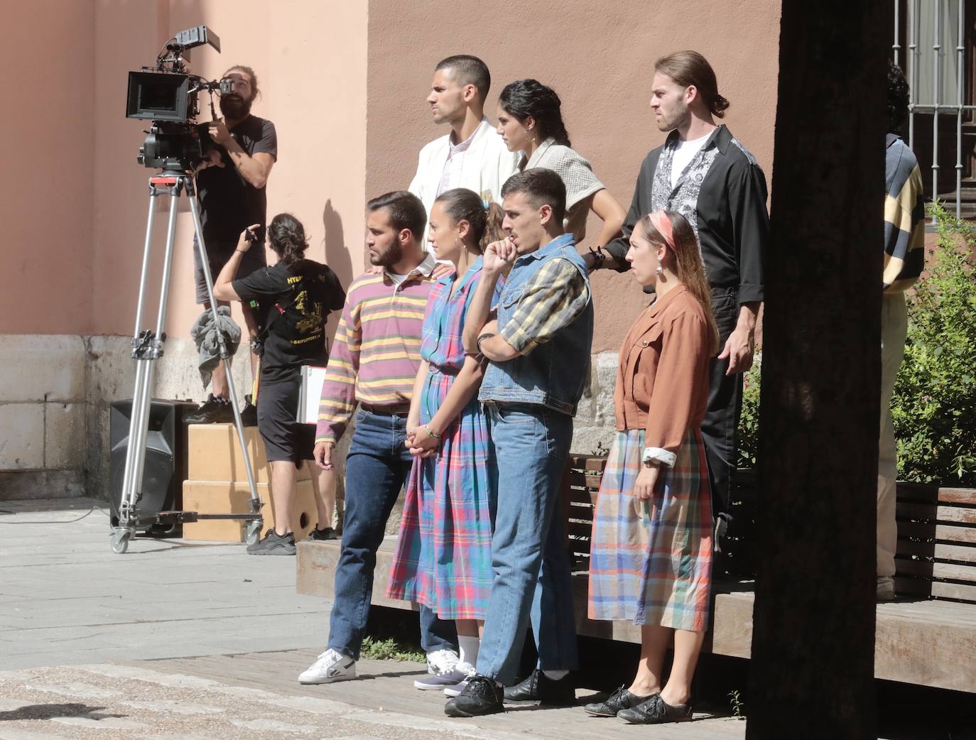 Momentos del rodaje del musica 'Voy a pasármelo bien'