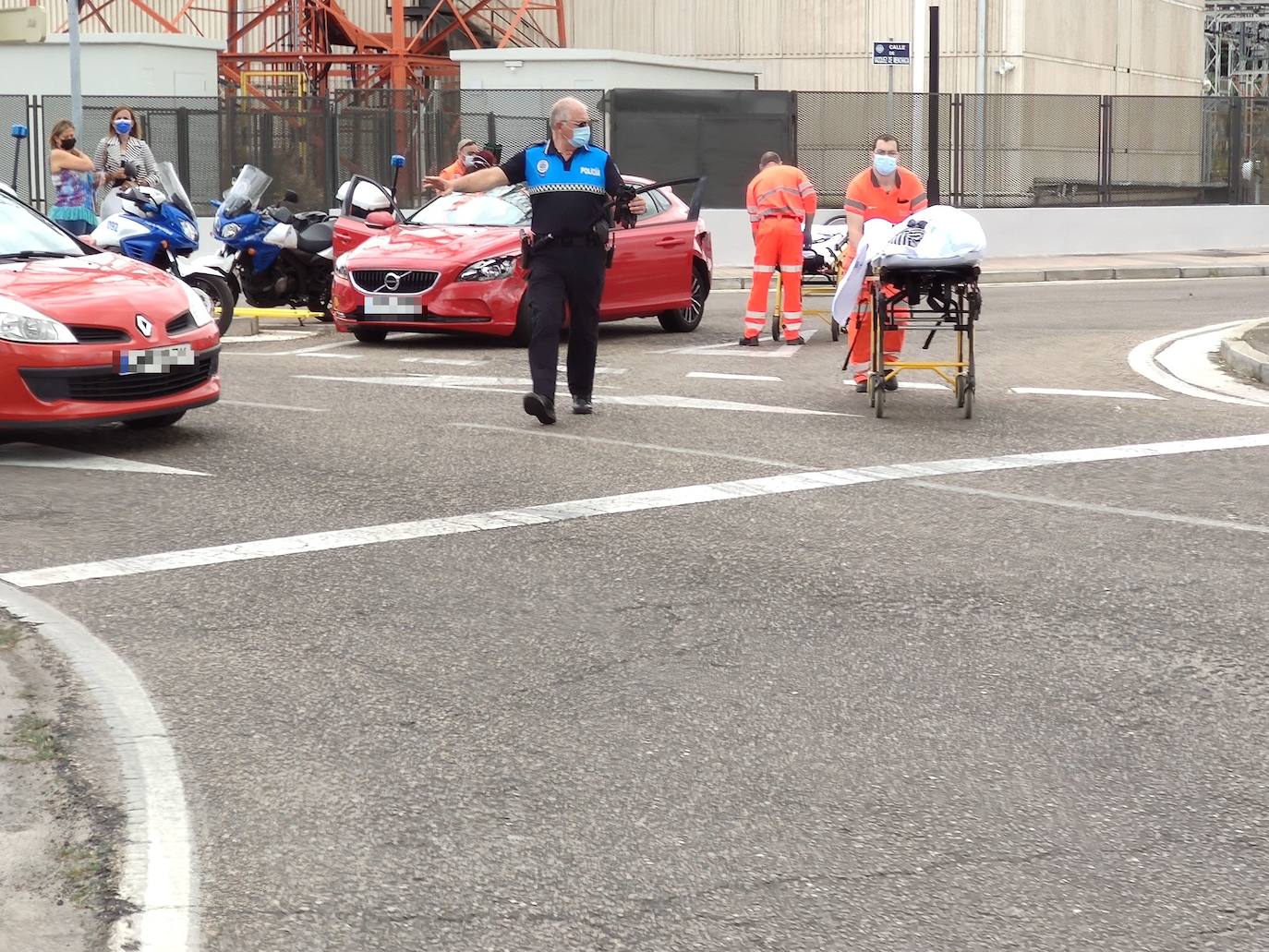 Accidente en la avenida Zamora.