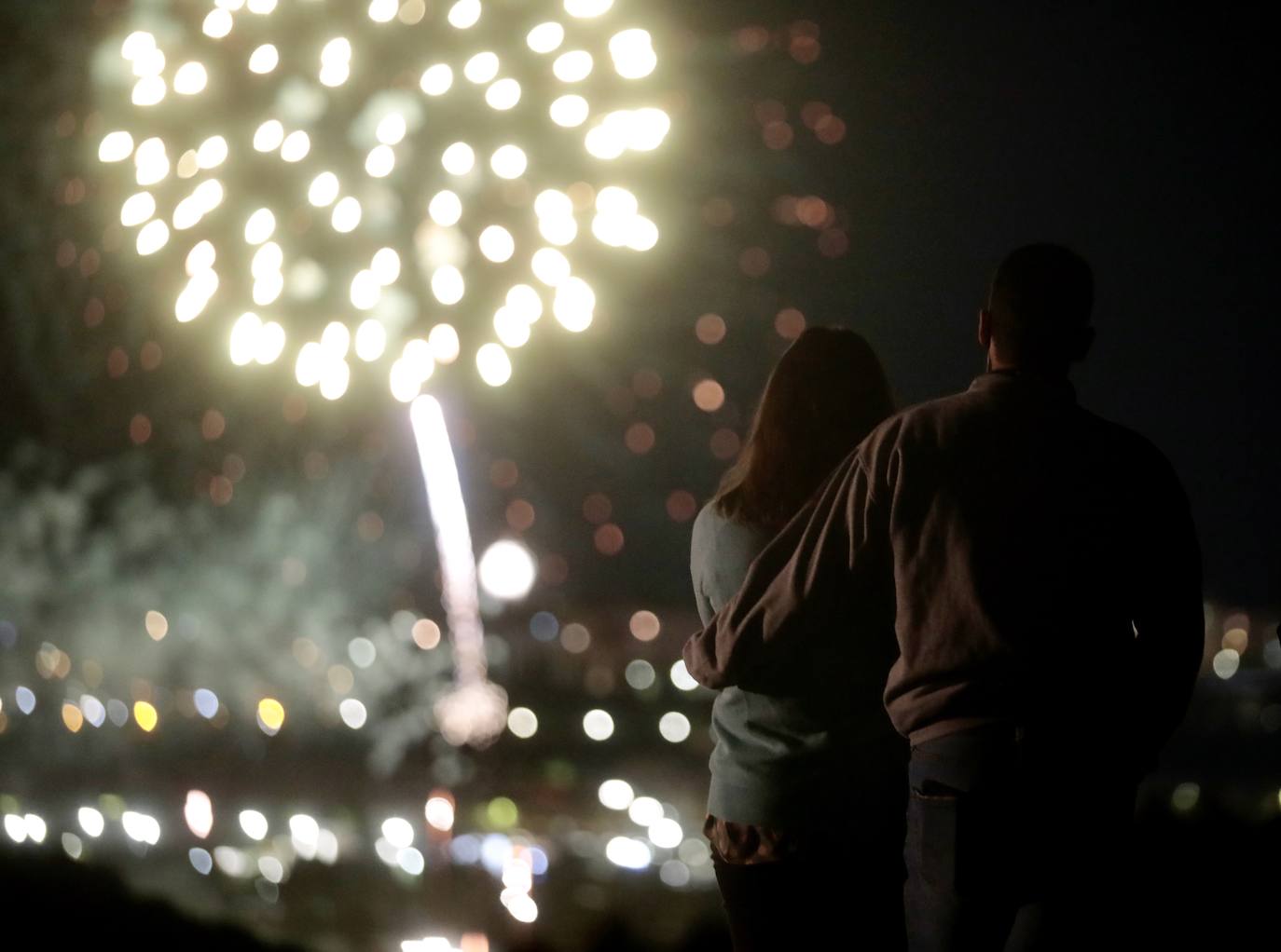 Fotos: Fuegos artificiales de las Fiestas de Valladolid del viernes 10