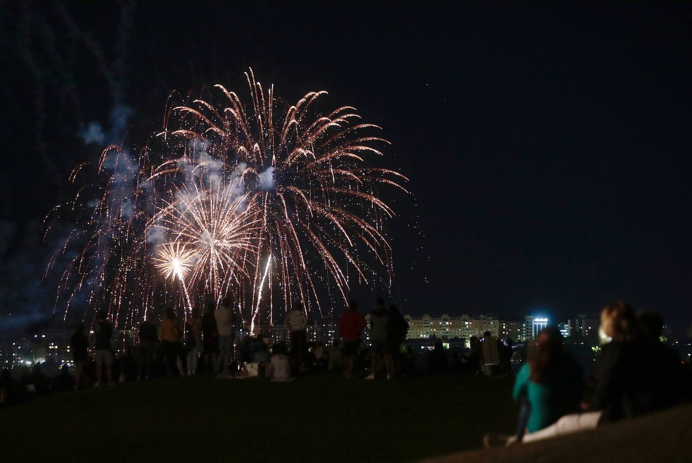 Fotos: Fuegos artificiales de las Fiestas de Valladolid del viernes 10