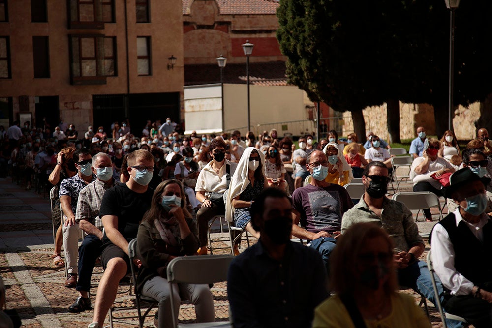 El Día del Tamborilero se trasladó este año al Patio Chico para adaptarse a las medidas sanitarias vigentes