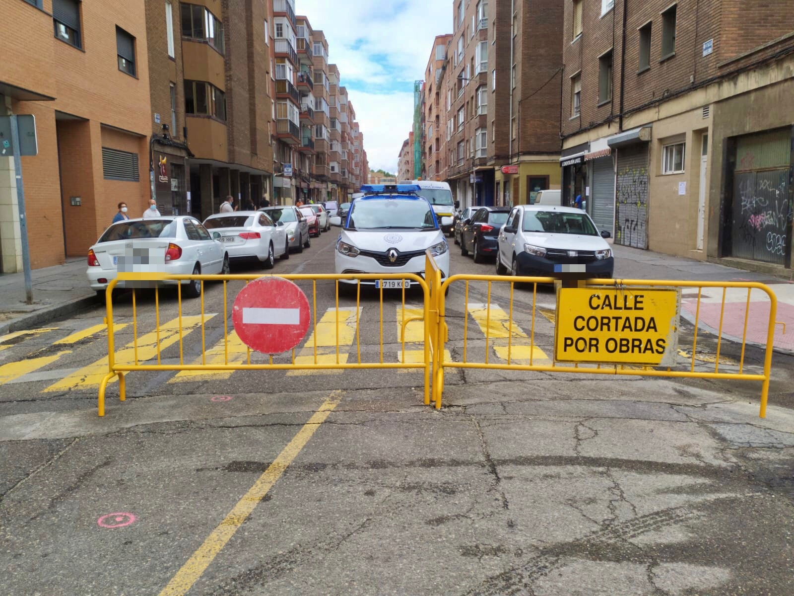 Valladolid: Cortada al tráfico la calle Nueva del Carmen