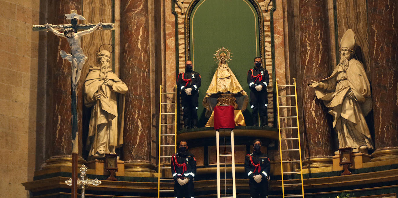 Fotos: Recibimiento a la Virgen de la Fuencisla