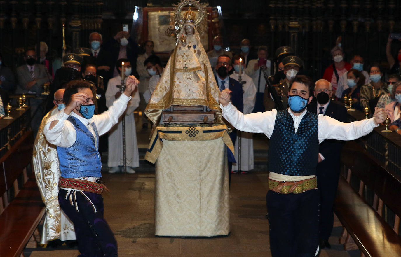 Fotos: Recibimiento a la Virgen de la Fuencisla