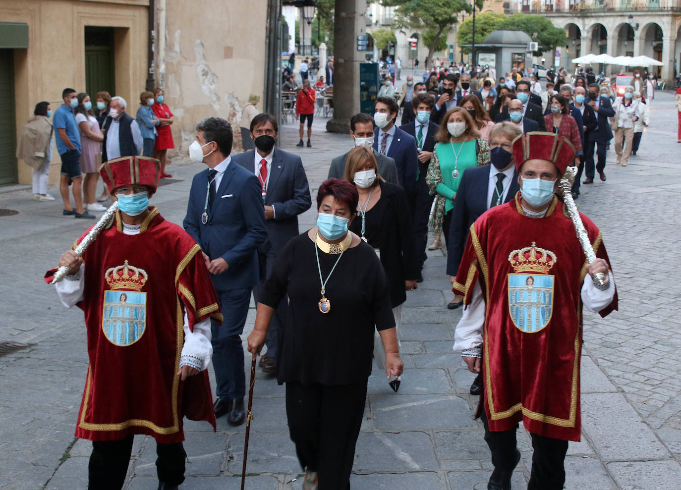 Fotos: Recibimiento a la Virgen de la Fuencisla
