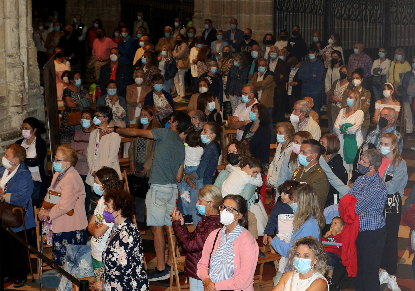 Fotos: Recibimiento a la Virgen de la Fuencisla
