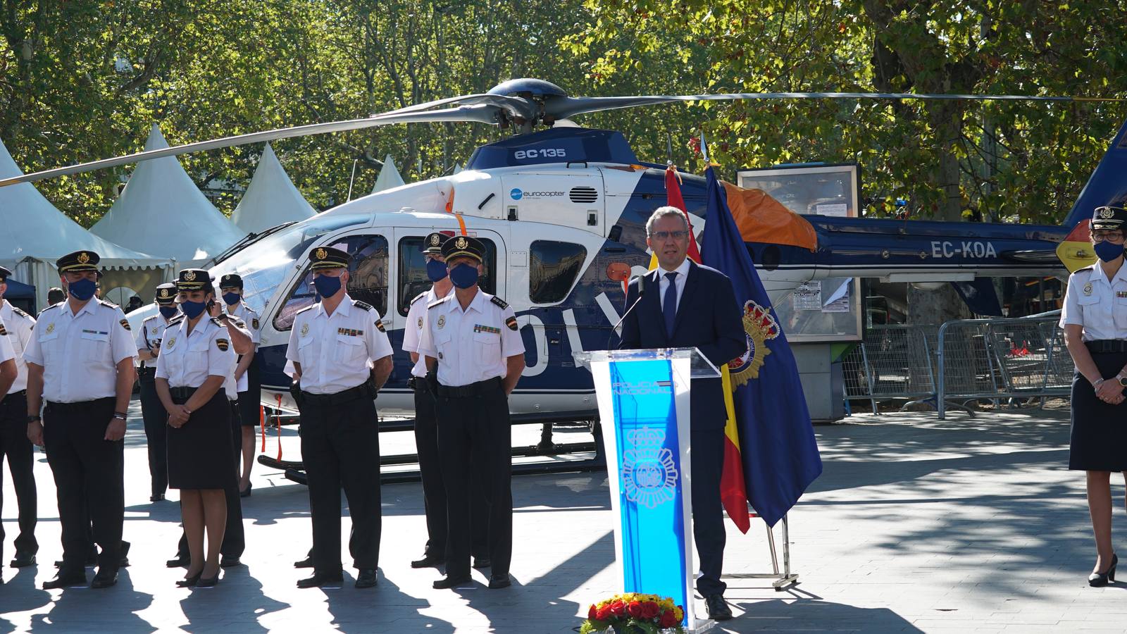 Fotos: Exposición del Día de la Policía en la Acera de Recoletos de Valladolid