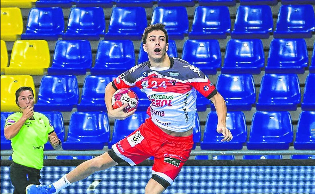 Óscar Marugán, durante el partido disputado en Barcelona la pasada temporada. 