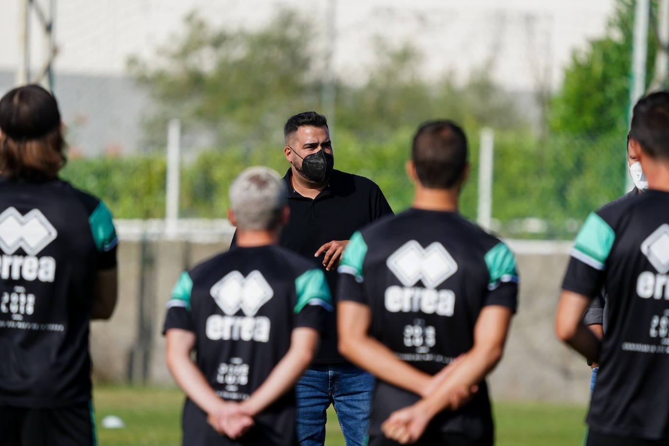 El presidente de USCF, Miguel Ángel Sandoval, en un entrenamiento. 