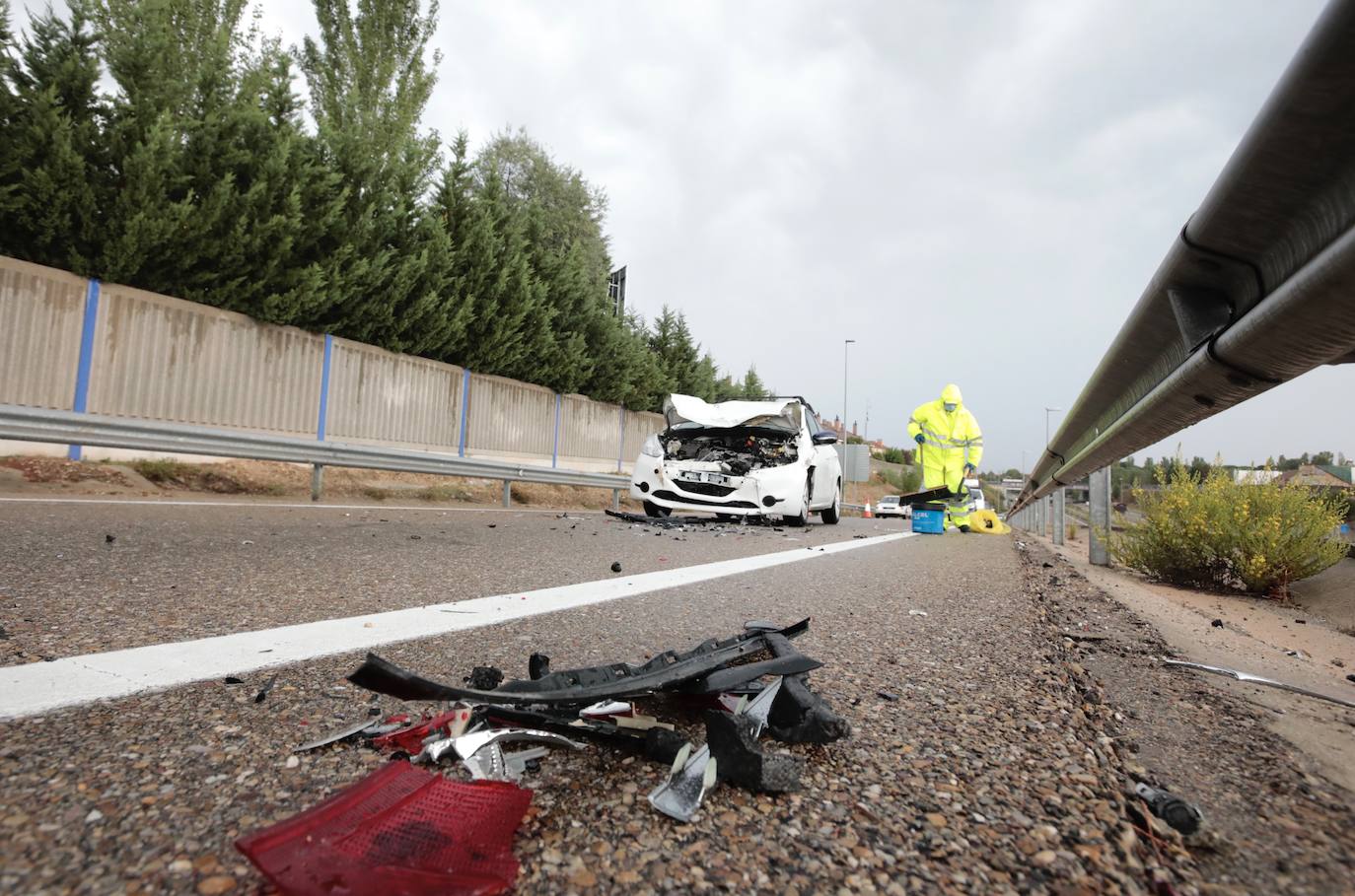 Accidente mortal en la VA-30 de Valladolid.