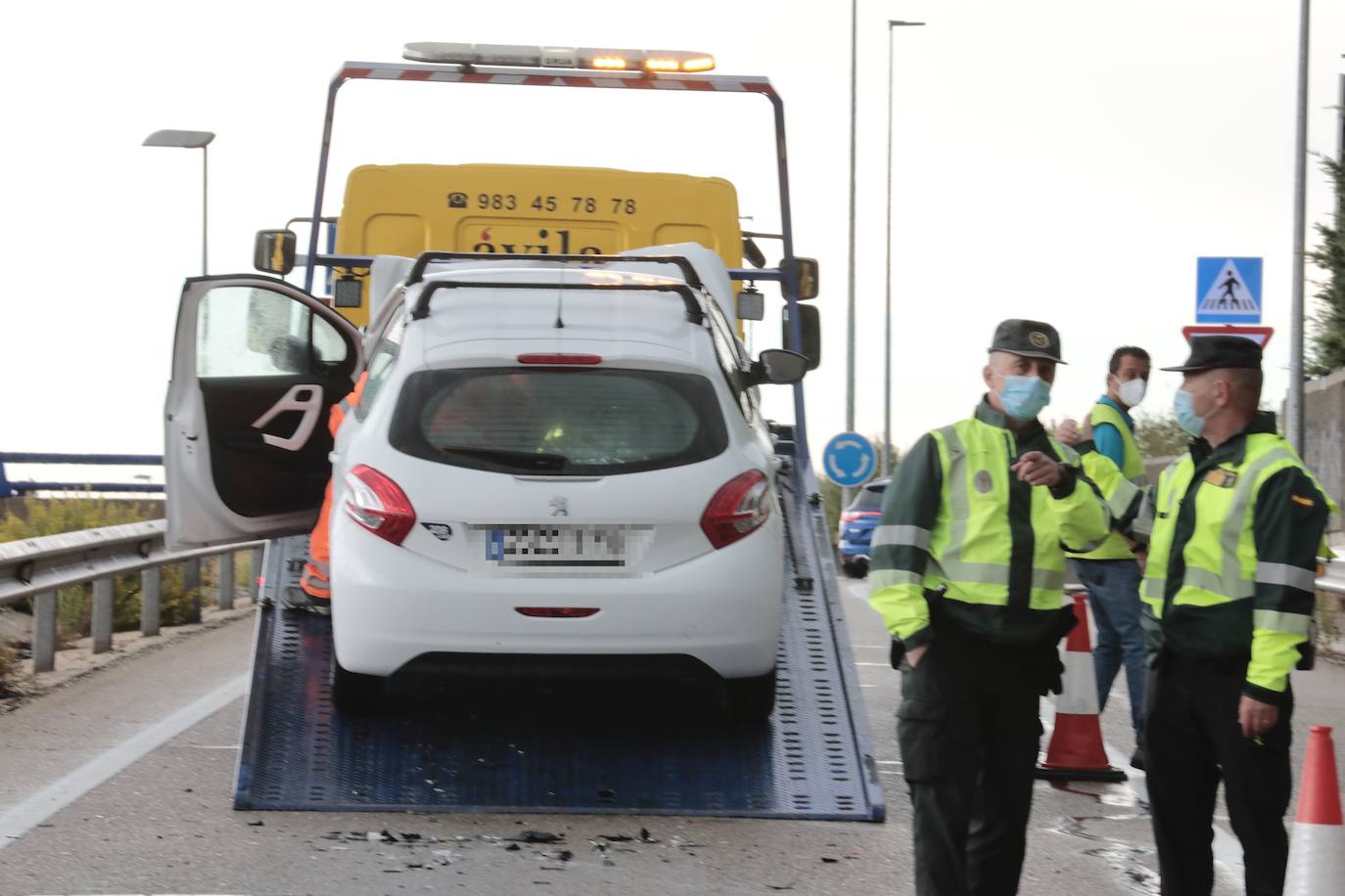 Accidente mortal en la VA-30 de Valladolid.