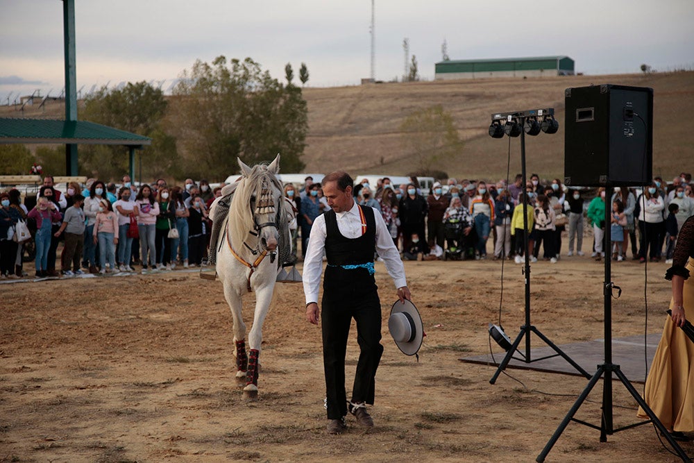 Flamenco entre caballos para ambientar la V Feria Agroalimentaria de Galinduste