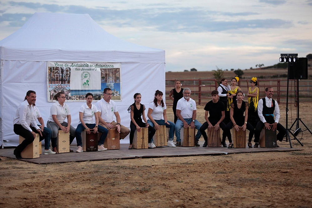 Flamenco entre caballos para ambientar la V Feria Agroalimentaria de Galinduste