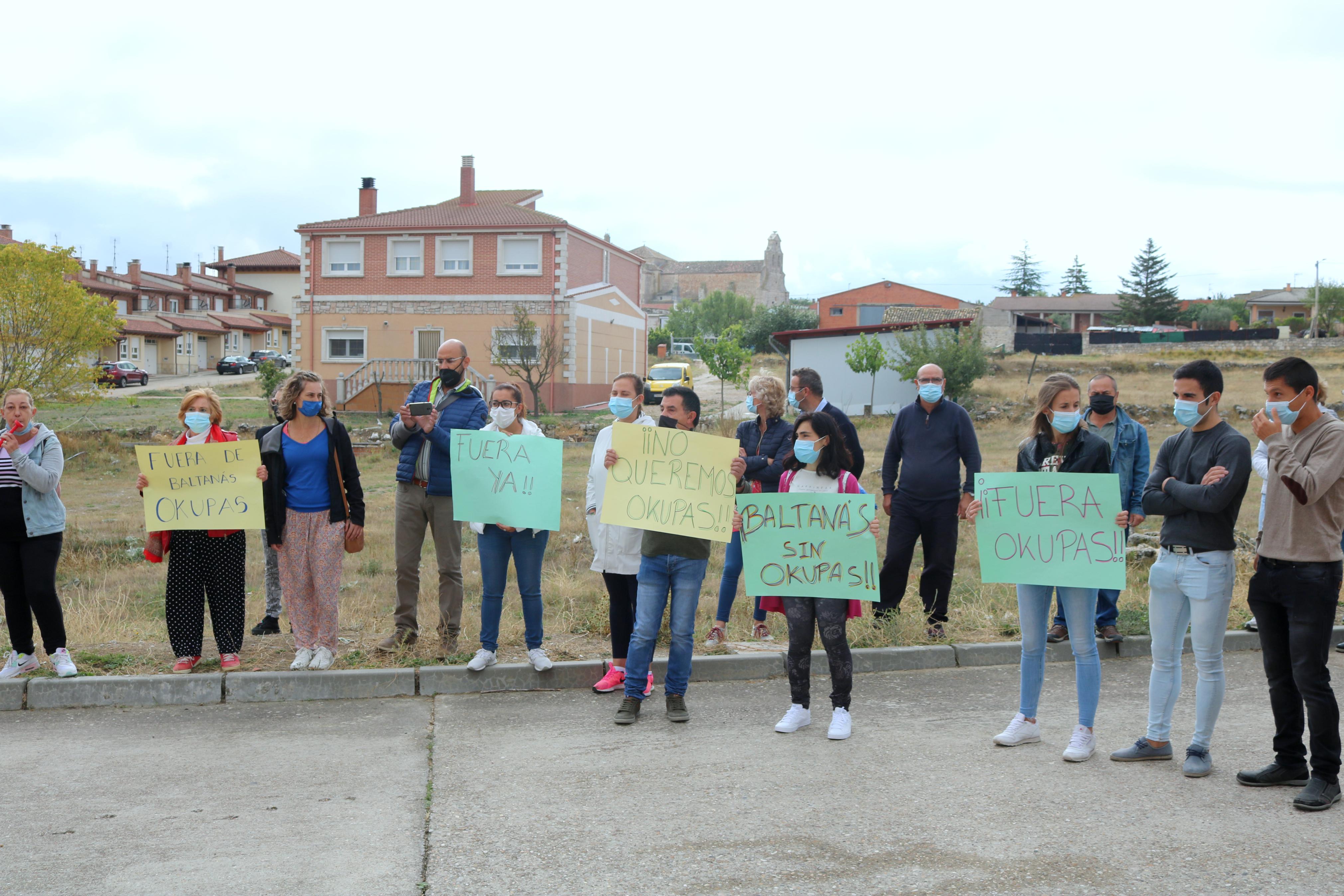 Los baltanasiegos se movilizan contra los okupas