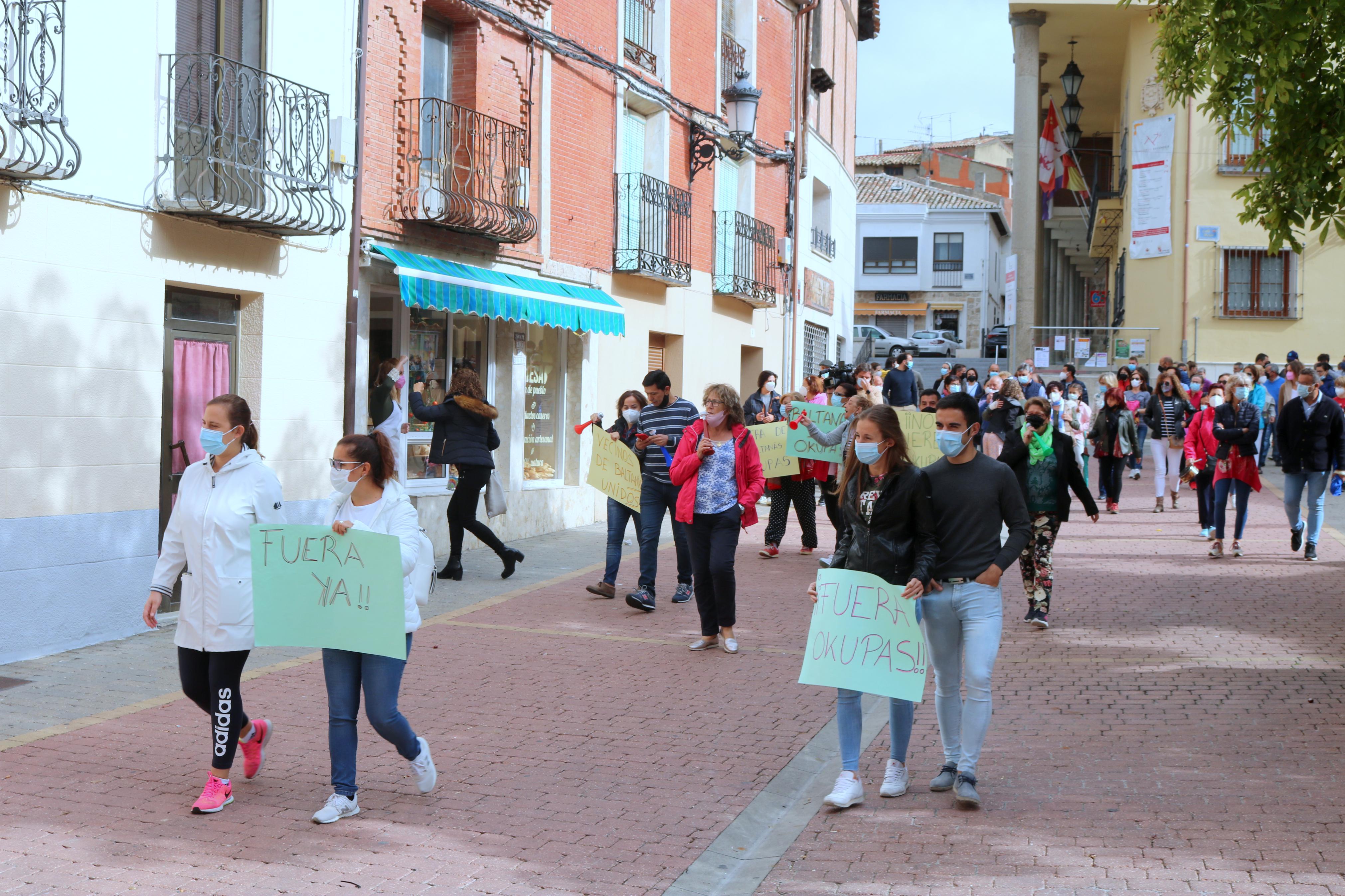 Los baltanasiegos se movilizan contra los okupas