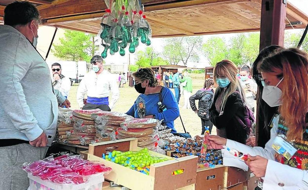 Uno de los puestos participantes en la feria. 