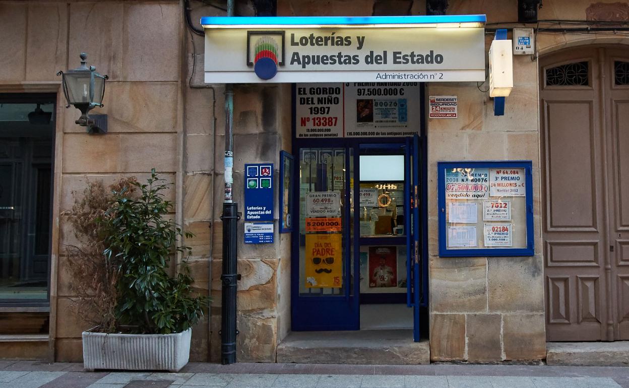 Administración de loterías en El Burgo