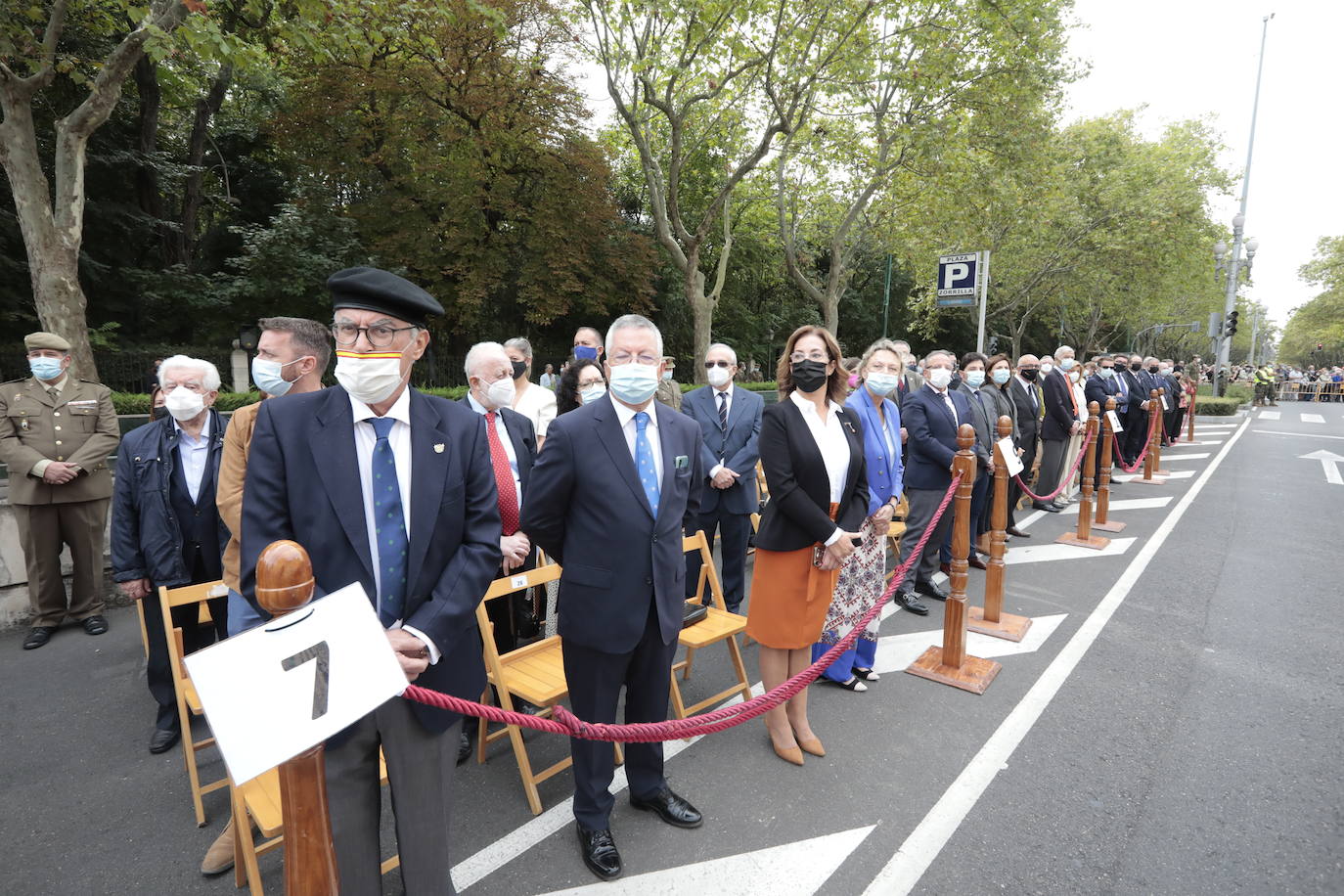 Acto del centenario de la gesta del regimiento Alcántara, en la Academia de Caballería.