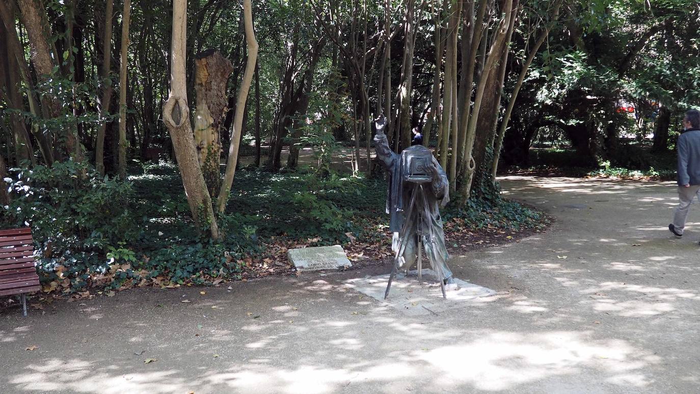 Detalles de una de las zonas del Campo Grande de Valladolid