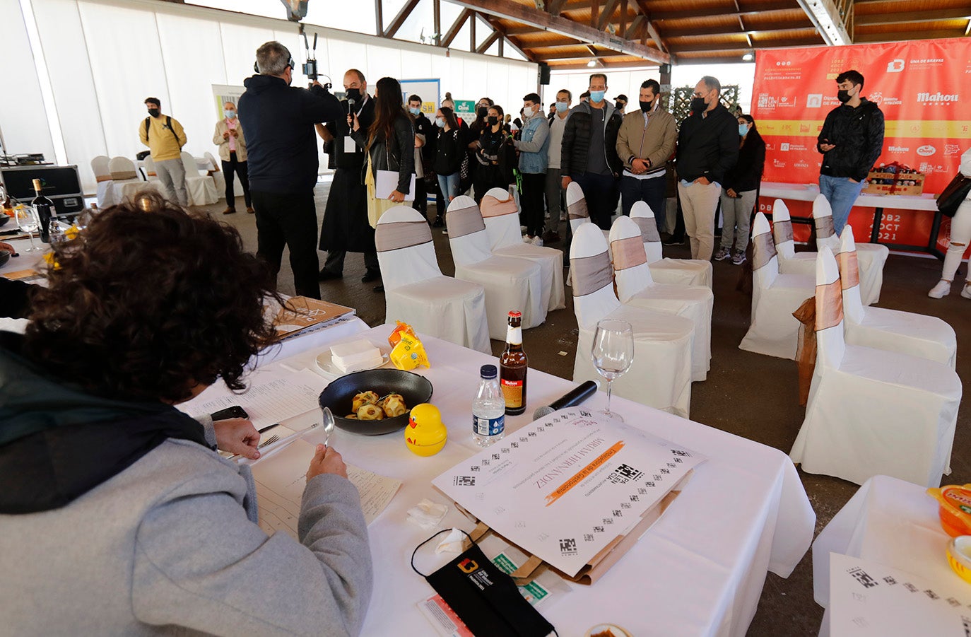 Final del II concurso internacional de patatas bravas en Palencia