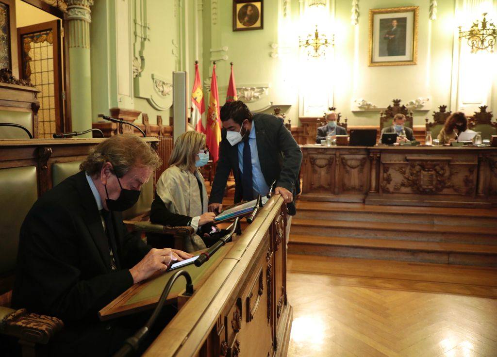 Pleno del Ayuntamietno de Valladolid del 5 de octubre de 2021.