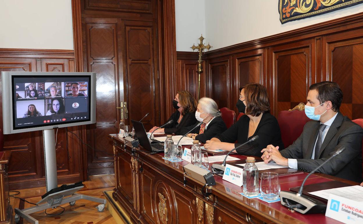 Ceremonia semipresencial de entrega de los premios.