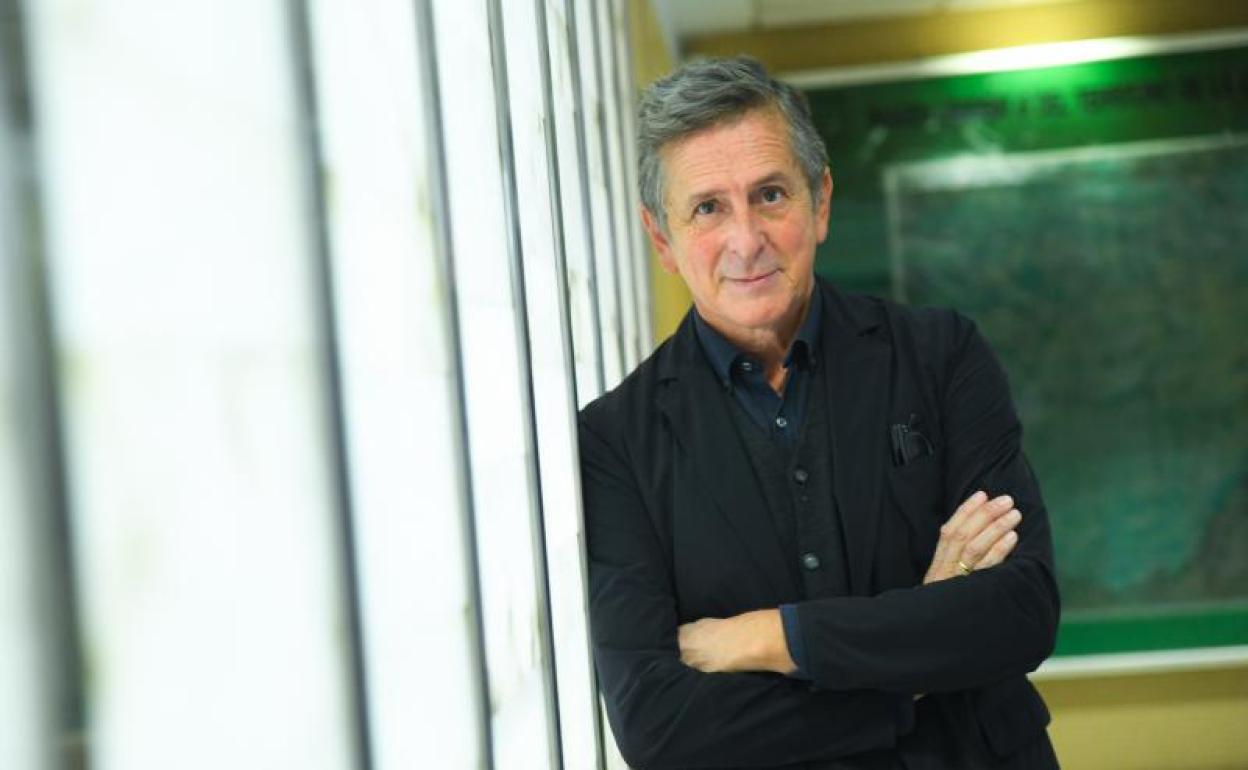 Emilio Tuñón, en la Consejería de Fomento donde se celebra el congreso de la Bienal.