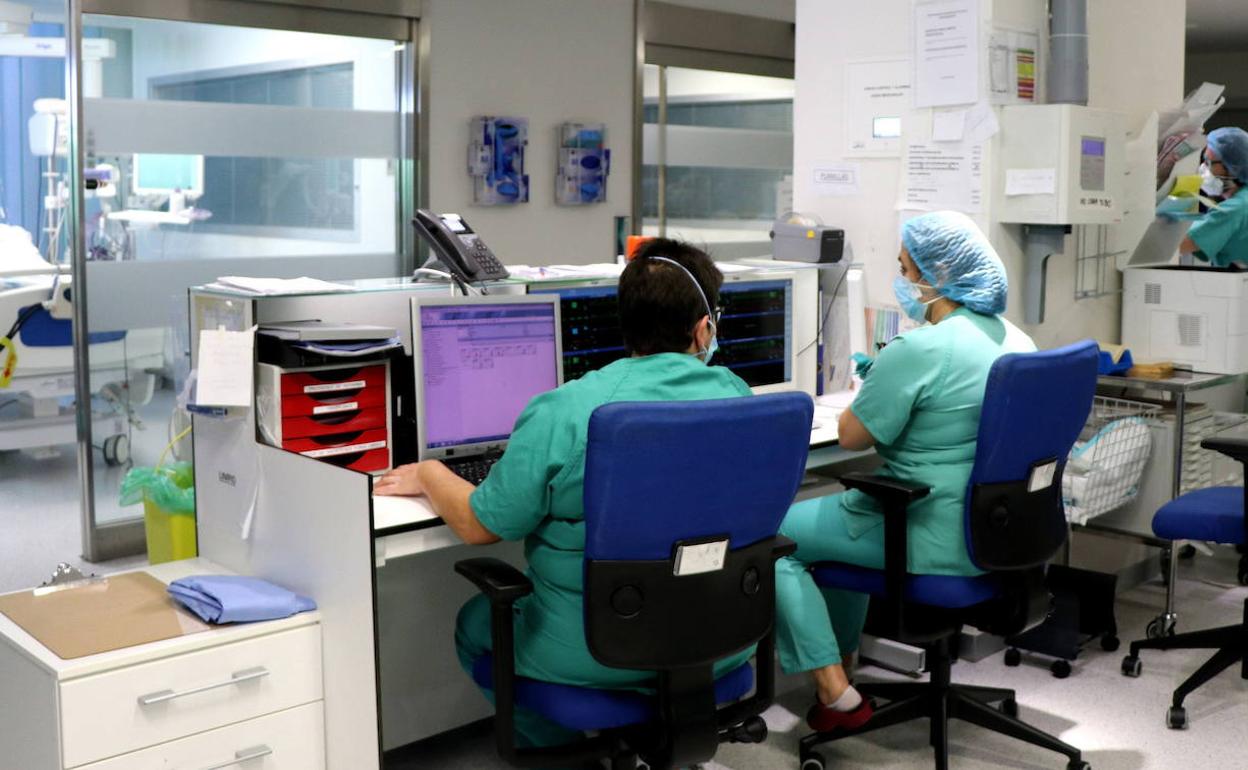 Unidad de Cuidados Intensivos del Clínico de Valladolid. 