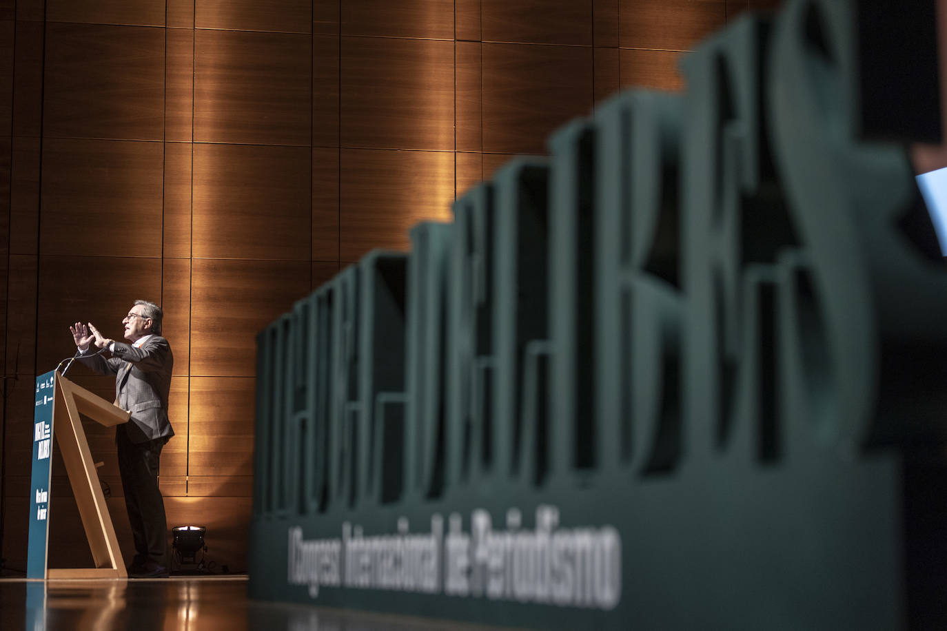 Iñaki Gabilondo, en un momento de su intervención. 