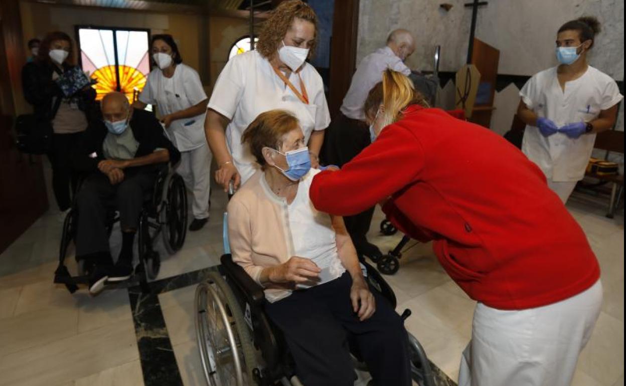 Tercera dosis en las residencias de Castilla y León. 