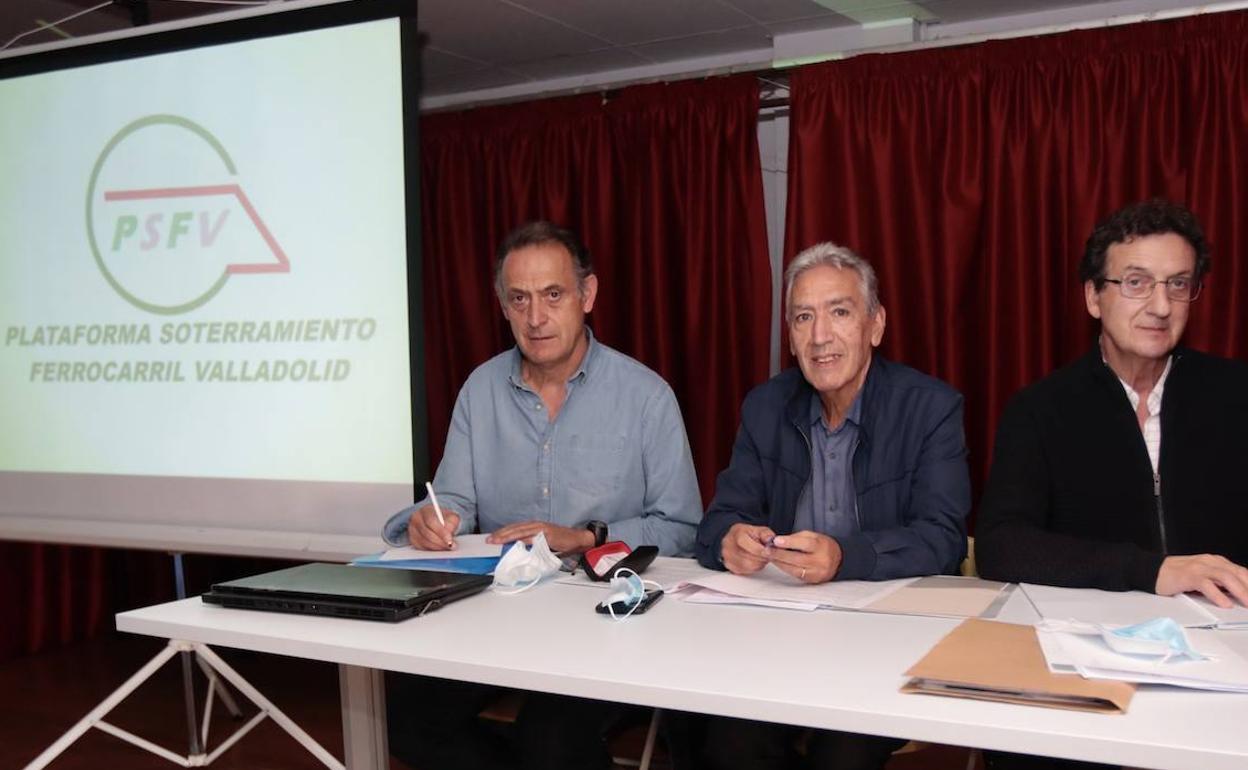 Cecilio Vadillo, Alfonso Peña y José Luis Lara.