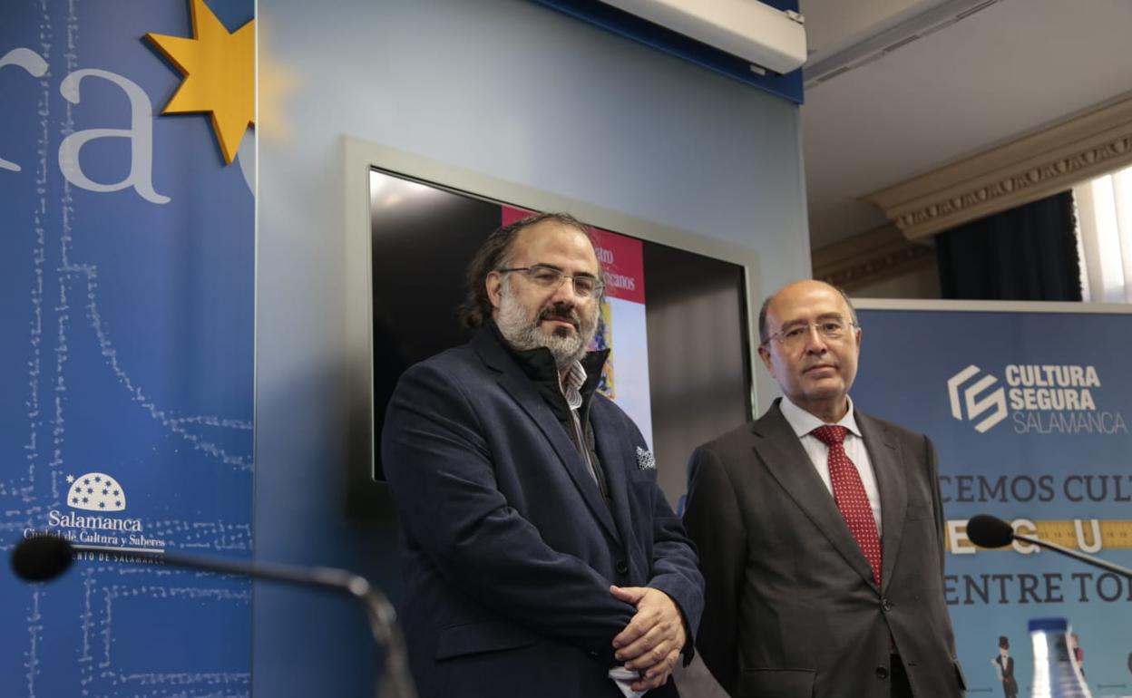 Alfredo Pérez Alencart y José Luis Barba,