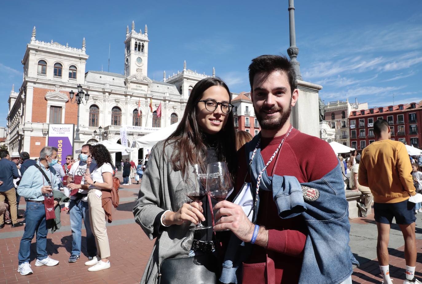 Tercera edición de la Plaza Mayor del Vino en Valladolid. 