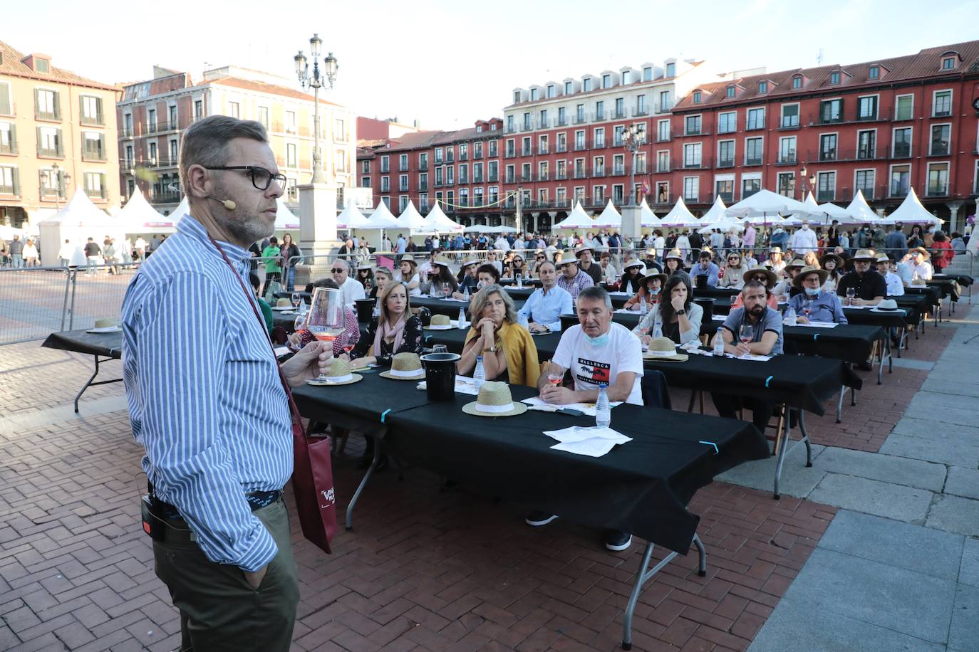 Tercera edición de la Plaza Mayor del Vino en Valladolid. 