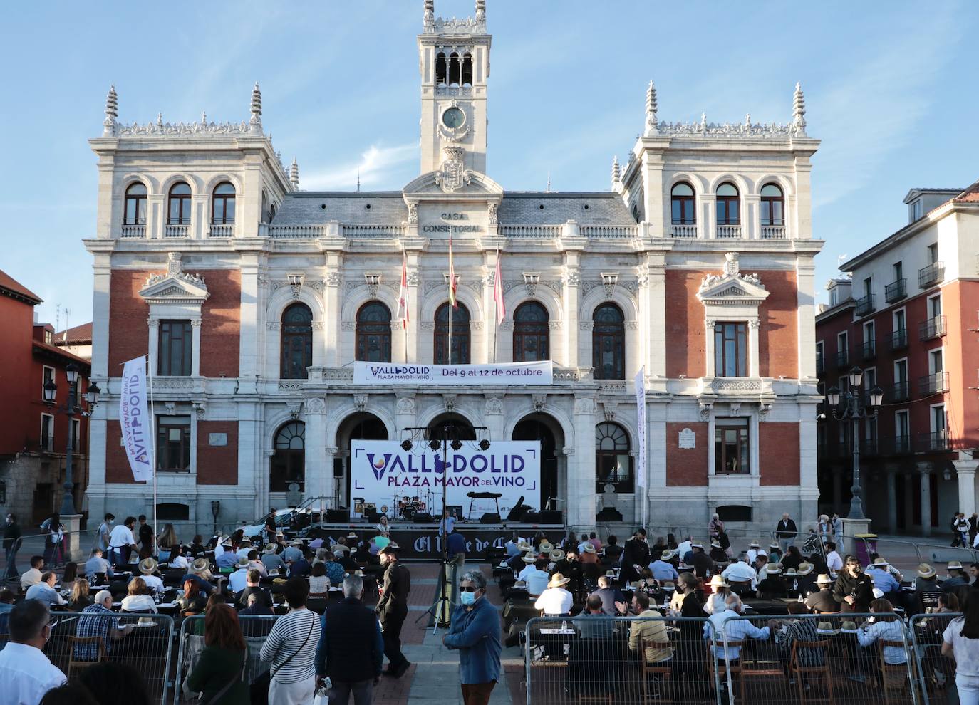 Tercera edición de la Plaza Mayor del Vino en Valladolid. 