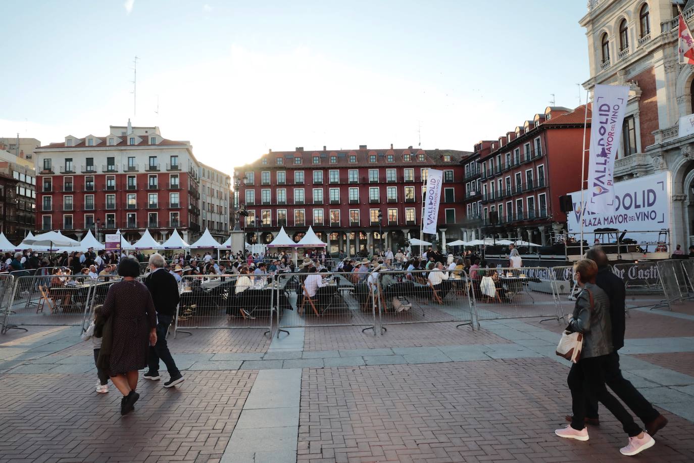 Tercera edición de la Plaza Mayor del Vino en Valladolid. 