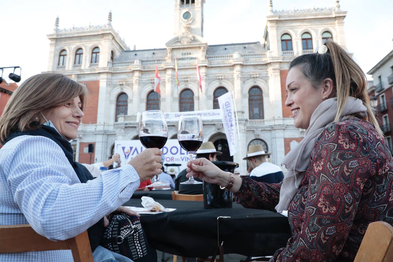 Tercera edición de la Plaza Mayor del Vino en Valladolid. 