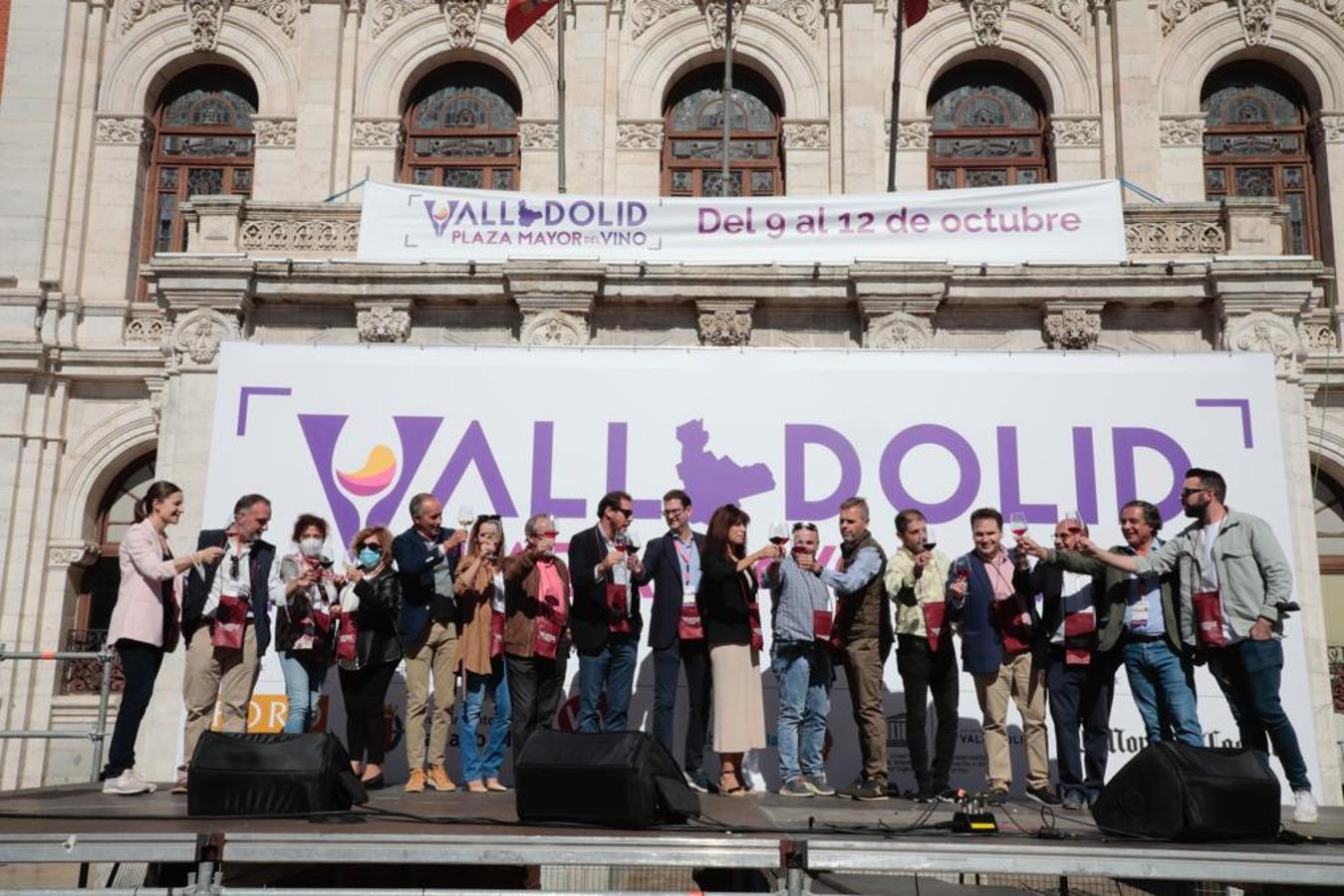 Tercera edición de la Plaza Mayor del Vino en Valladolid. 