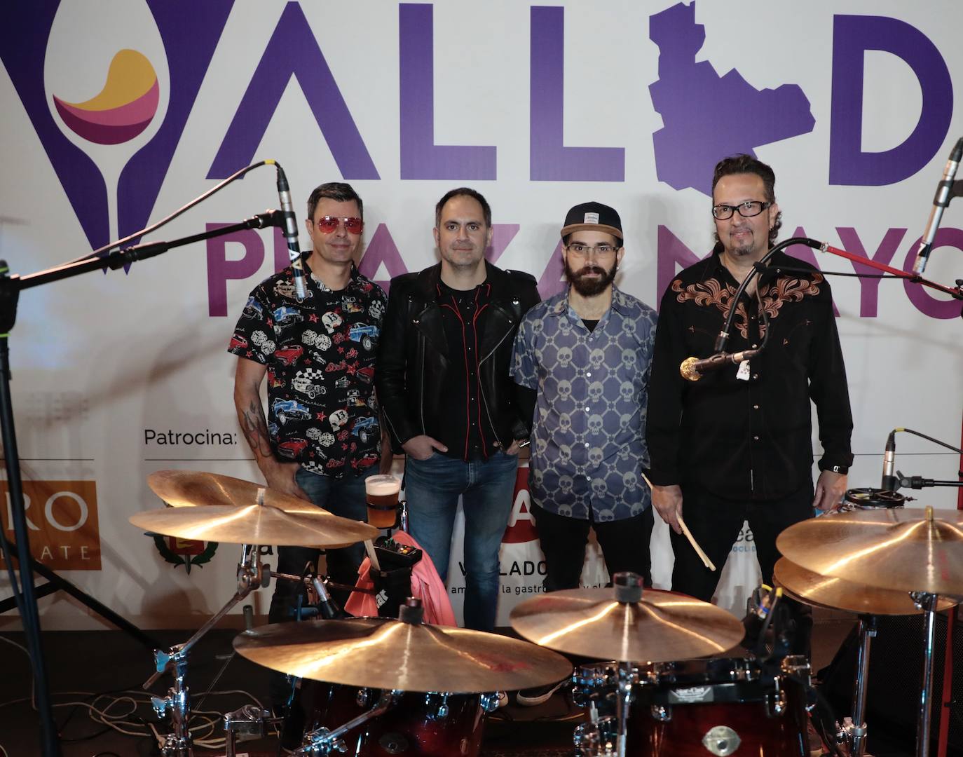 Concierto de los Cañoneros en el evento 'Valladolid. Plaza mayor del Vino'.