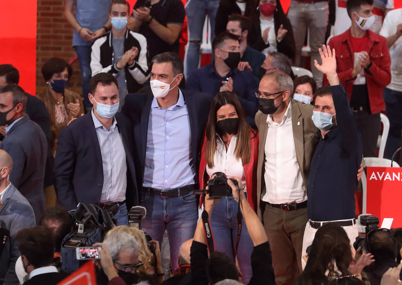 Fotos: Pedro Sánchez participa en Ponferrada en un acto del PSOE