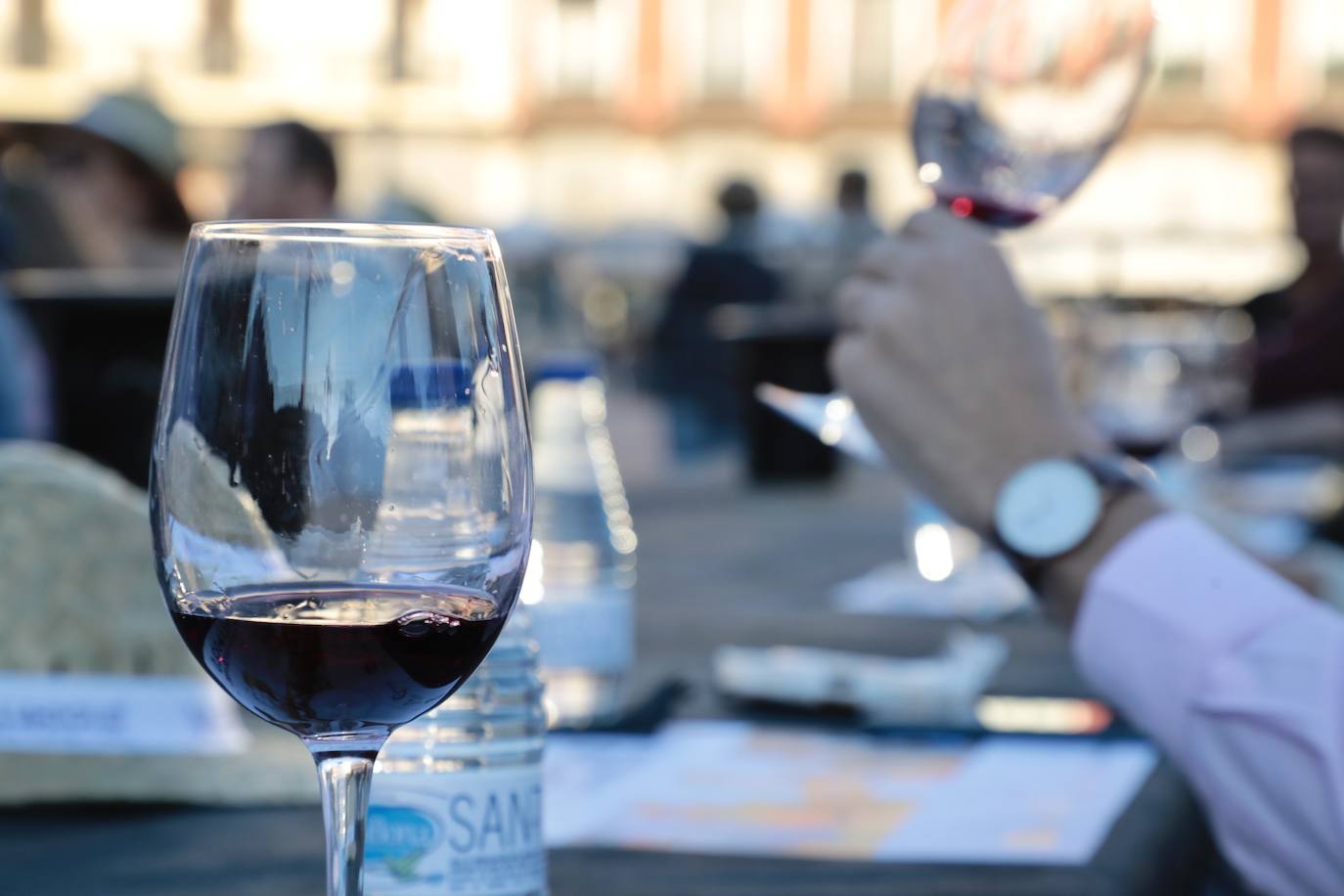 Fotos: Visita a la DO Rueda y ambiente del lunes en &#039;Valladolid. Plaza Mayor del Vino&#039;