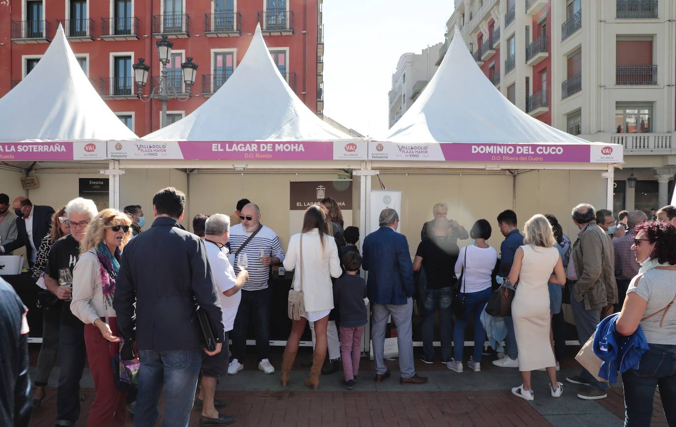 Fotos: Visita a la DO Rueda y ambiente del lunes en &#039;Valladolid. Plaza Mayor del Vino&#039;