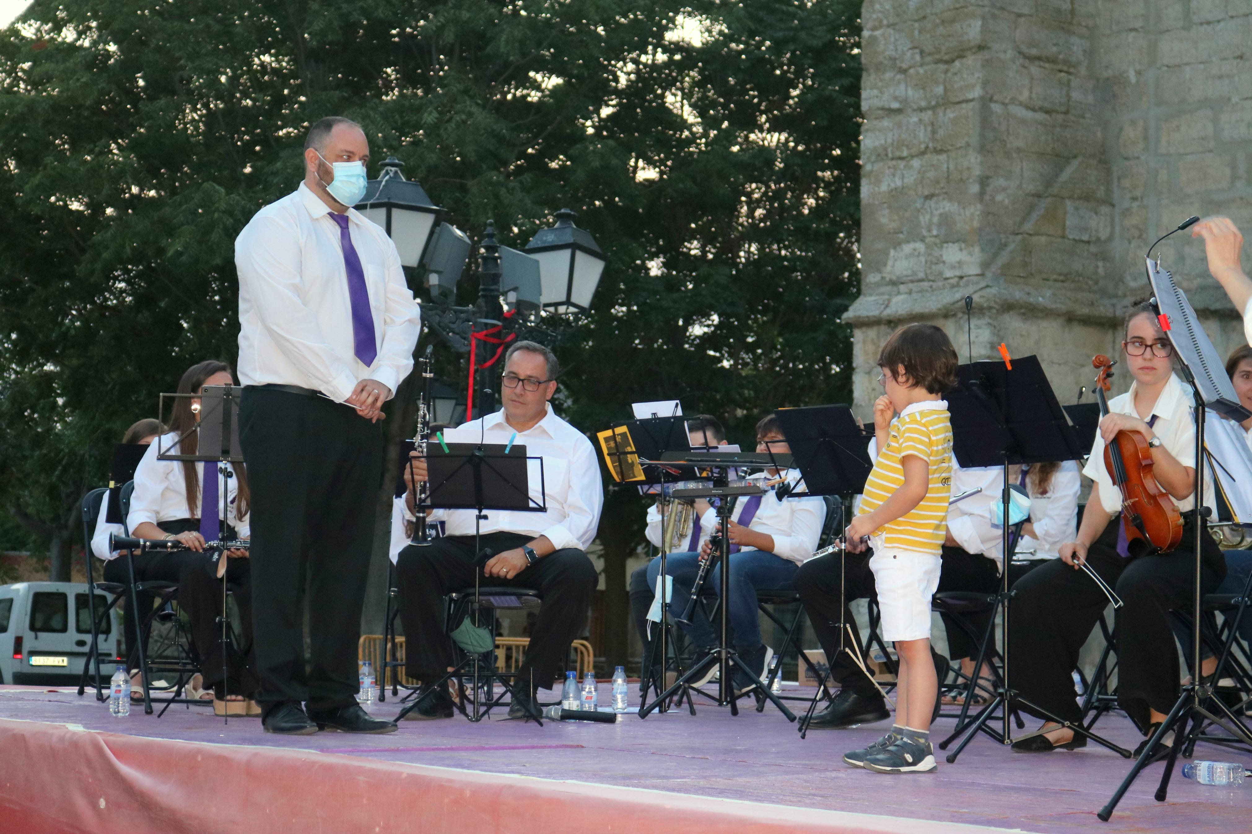 Los ampudianos disfrutaron de la música de la Banda del Cerrato