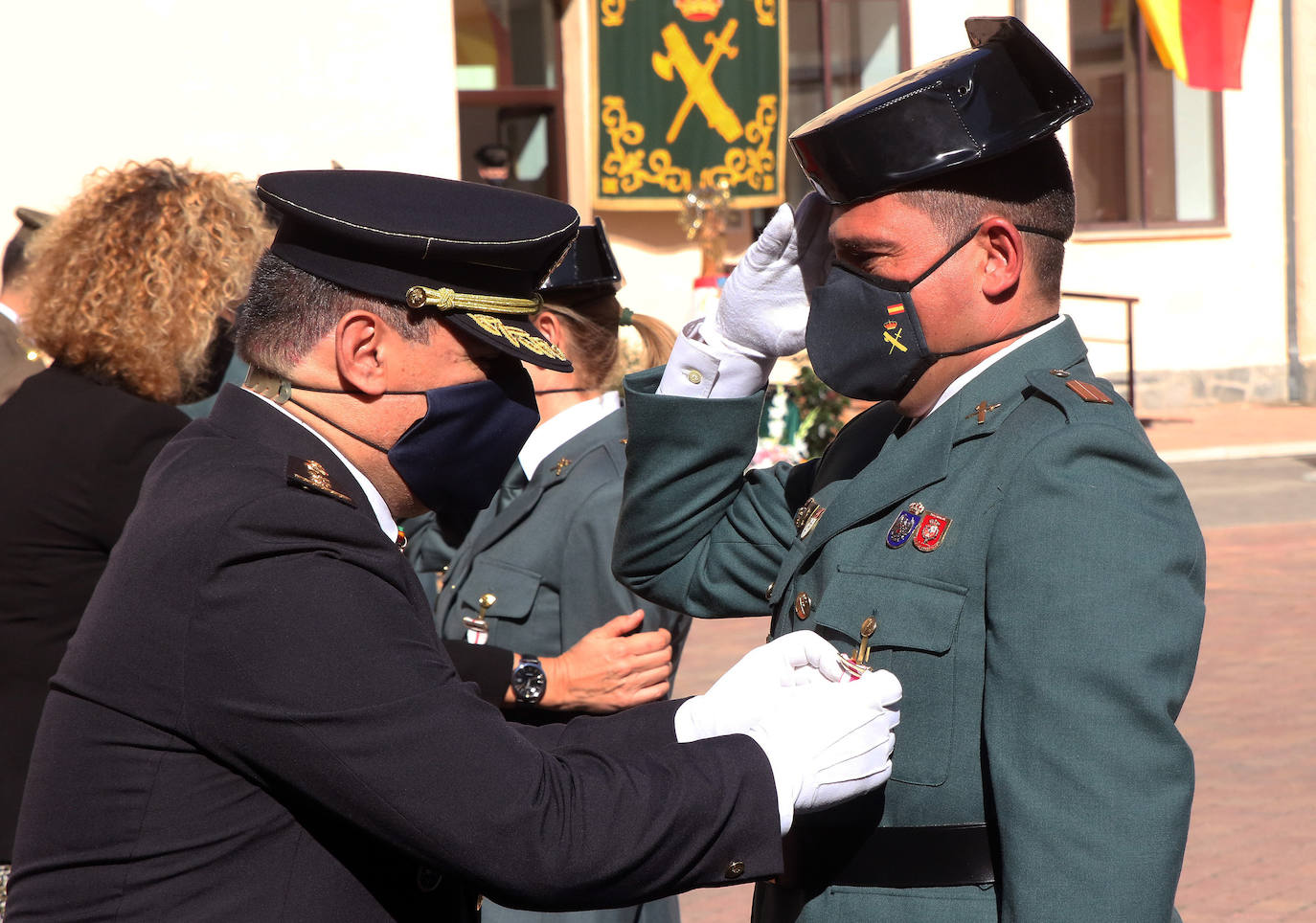 Celebración de la fiesta de la Guardia Civil en Segovia 